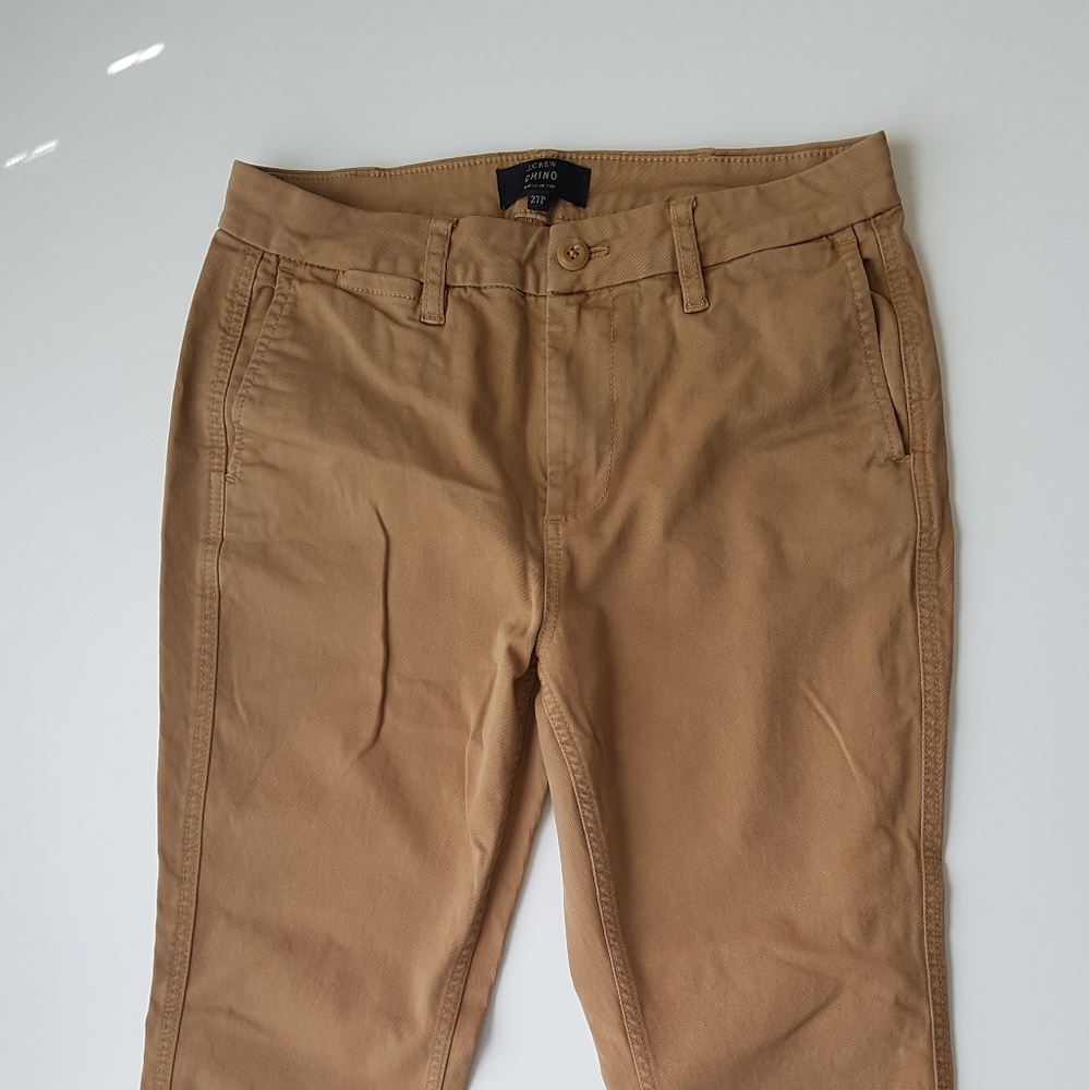 J.CREW CHINO women mustered colour pants
